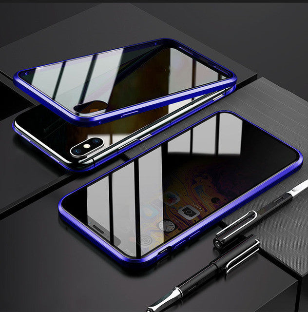 Phone Case Anti-peep Magnetic Protective Shell Magnetic Privacy Glass Case For Phone Phone Case Anti-peep Magnetic Protective Shell Magnetic Privacy Glass Case For Phone
